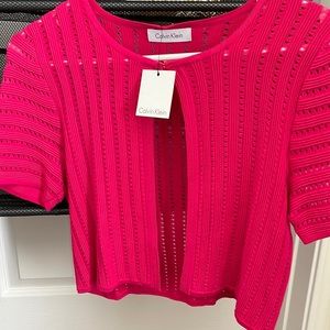 Calvin Klein size S; Magenta sweater!